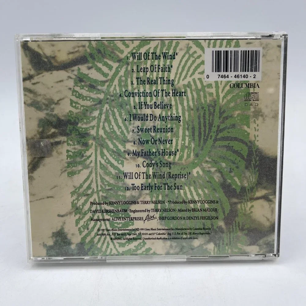 Leap Of Faith Kenny Loggins CD, 1991 - Picture 2 of 7